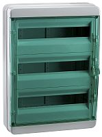 Бокс пластиковый Кэаз OptiBox ЩРН-П-54 P-BNZ-3-54-IP65 (560х408х153мм) IP65 зеленая дверца картинка 